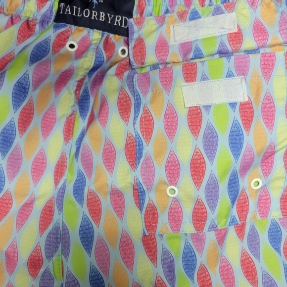 Tailorbyrd Swim Trunks Men's. Size Small.  New With Tags $69 Waist 28" Inseam 7" - Picture 5 of 6